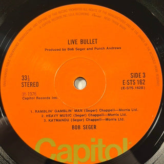 Bob Seger & The Silver Bullet Band ‎– 'Live' Bullet Doppel LP (VG+) - schallplattenparadis