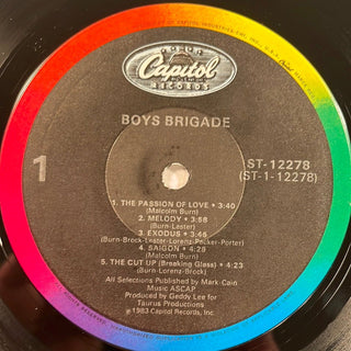 Boys Brigade ‎– Boys Brigade LP (NM) - schallplattenparadis
