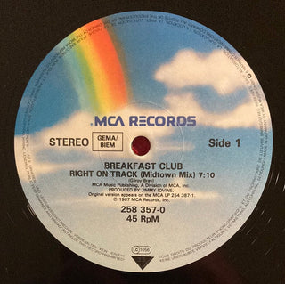 Breakfast Club - Right on Track (Midtown Mix) Maxi-Single (VG) - schallplattenparadis