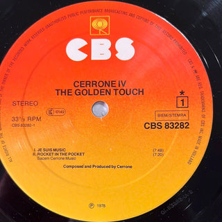 Cerrone ‎– Cerrone IV - The Golden Touch LP mmit OIS (VG) - schallplattenparadis