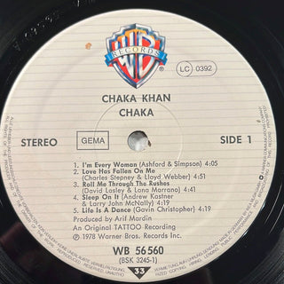 Chaka Khan ‎– Chaka LP mit OIS (VG+) - schallplattenparadis