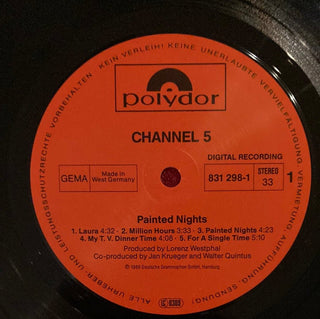 Channel 5 - Painted Nights LP mit OIS (VG) - schallplattenparadis