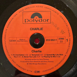 Charlie ‎– Charlie LP (VG+) - schallplattenparadis