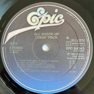 Cheap Trick ‎– All Shook Up LP mit OIS (VG) - schallplattenparadis