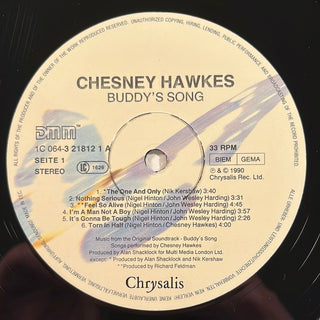 Chesney Hawkes ‎– Buddy's Song LP mit OIS (VG+) - schallplattenparadis