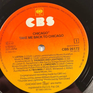 Chicago ‎– Take Me Back To Chicago LP (VG) - schallplattenparadis