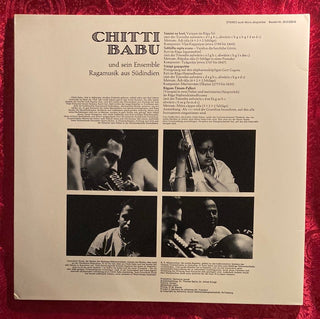 Chitti Babu Und Sein Ensemble ‎– Raga-Musik Aus Südindien LP (VG+) - schallplattenparadis