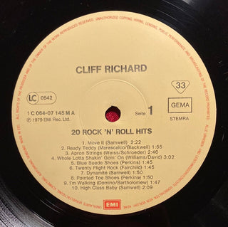 Cliff Richard - 20 Rock n Roll Hits LP (VG+) - schallplattenparadis