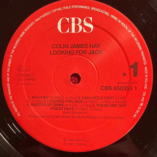 Colin James Hay - Looking for Jack LP mit OIS (VG) - schallplattenparadis