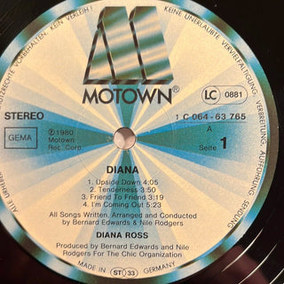 Diana Ross ‎– Diana LP mit OIS (VG+) - schallplattenparadis