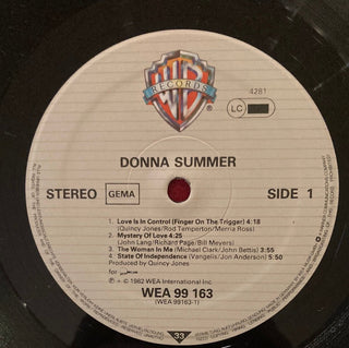 Donna Summer - Donna Summer LP mit OIS (VG) - schallplattenparadis
