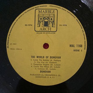 Donovan - The World of Donovan LP (VG) - schallplattenparadis