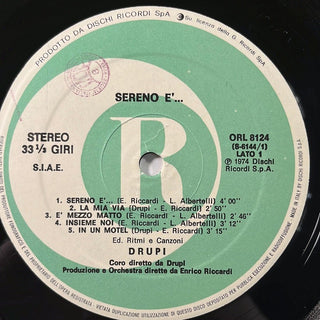 Drupi ‎– Sereno È... LP (NM) - schallplattenparadis