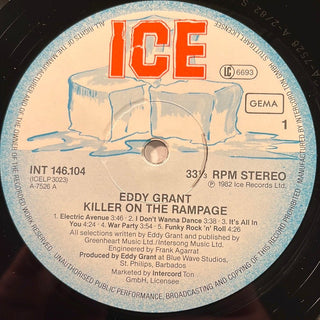 Eddy Grant ‎– Killer On The Rampage LP mit Beiblatt (NM) - schallplattenparadis