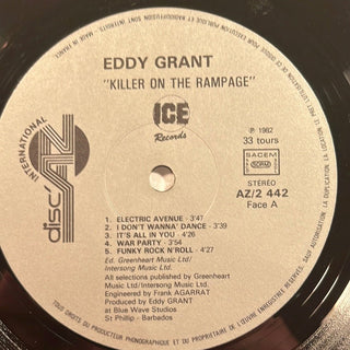 Eddy Grant ‎– Killer On The Rampage LP mit OIS (VG) - schallplattenparadis