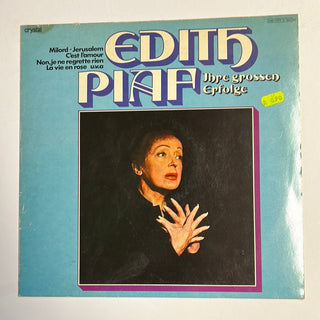 Edith Piaf ‎– Ihre Grossen Erfolge LP (VG+) - schallplattenparadis