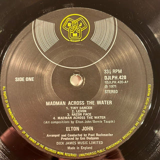 Elton John ‎– Madman Across The Water LP (VG) - schallplattenparadis