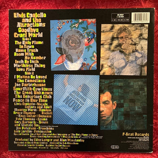 Elvis Costello - Goodbye Cruel World LP mit OIS (VG) - schallplattenparadis