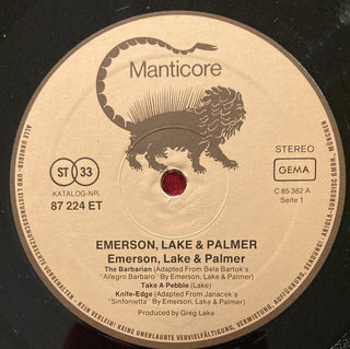 Emerson Lake & Palmer ‎– Emerson Lake & Palmer LP (VG+) - schallplattenparadis