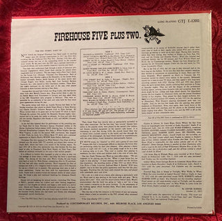 Firehouse Five Plus Two - The Firehouse Five Story, Vol. 2 LP (VG) - schallplattenparadis