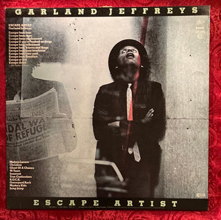 Garland Jeffreys - Escape Artist LP (VG) mit OIS und Single (VG) mit OIS - schallplattenparadis