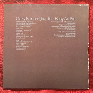 Gary Burton Quartet ‎– Easy As Pie LP (VG+) - schallplattenparadis