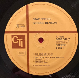 George Benson ‎– Star Edition LP (VG+) - schallplattenparadis