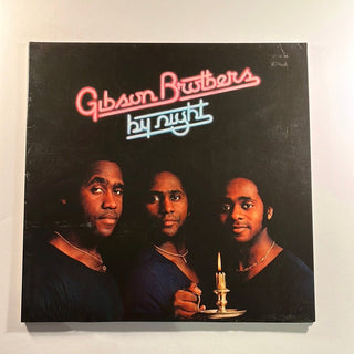 Gibson Brothers ‎– By Night LP (VG+) - schallplattenparadis