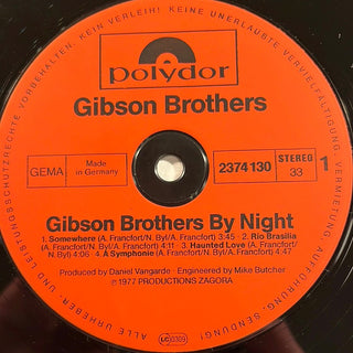 Gibson Brothers ‎– By Night LP (VG+) - schallplattenparadis