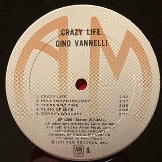 Gino Vannelli ‎– Crazy Life LP mit OIS (NM) - schallplattenparadis