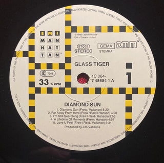 Glass Tiger ‎– Diamond Sun LP mit OIS (NM) - schallplattenparadis