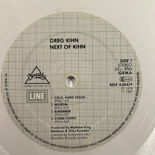 Greg Kihn ‎– Next Of Kihn - White Vinyl - LP (NM) - schallplattenparadis