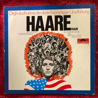 Haare (Hair) LP mit Poster und Beiblatt (VG) - schallplattenparadis