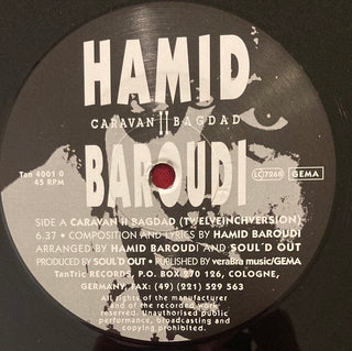 Hamid Baroudi ‎– Caravan II Bagdad 12" 45 RPM (NM) - schallplattenparadis