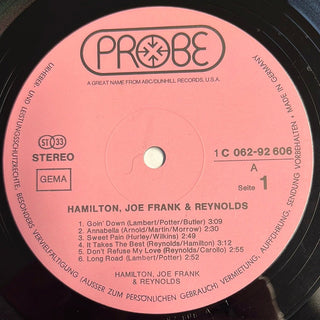 Hamilton, Joe Frank & Reynolds ‎– Hamilton, Joe Frank & Reynolds LP (NM) - schallplattenparadis