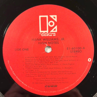 Hank Williams Jr. ‎– High Notes LP (VG+) - schallplattenparadis