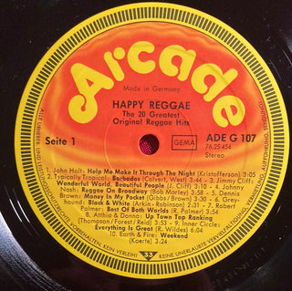 Happy Reggae - Sampler LP (VG) - schallplattenparadis