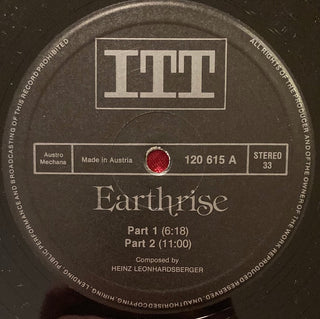 Heinz Leonhardsberger ‎– Earthrise LP (VG+) - schallplattenparadis