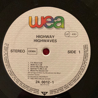 Highway ‎– Highwaves LP (VG+) - schallplattenparadis