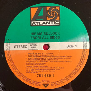 Hiram Bullock ‎– From All Sides LP (VG) - schallplattenparadis