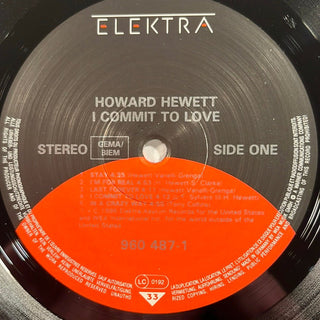 Howard Hewett ‎– I Commit To Love LP mit OIS (NM) - schallplattenparadis