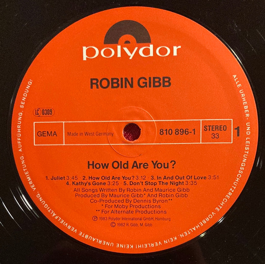 Robin Gibb - How old Are You? LP (VG)