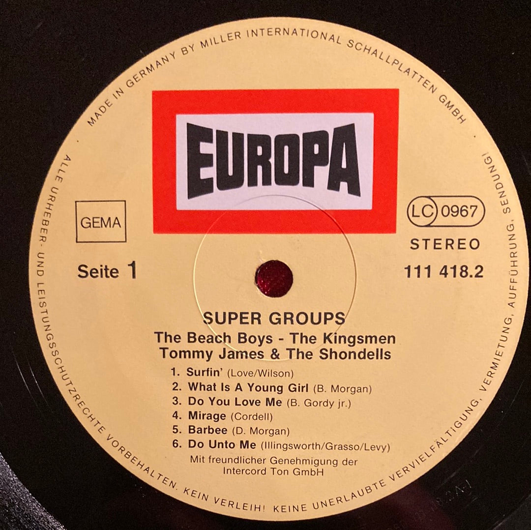 Super Groups - Sampler LP (VG)