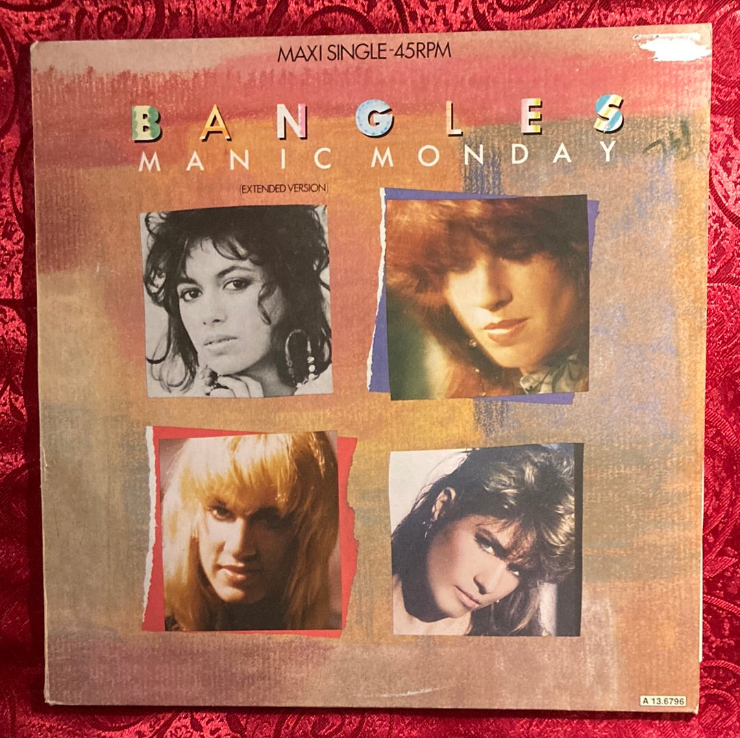 Bangles ‎– Manic Monday (Extended Version) Maxi-Single (VG)