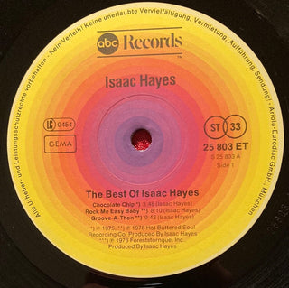 Isaac Hayes ‎– The Best Of Isaac Hayes LP (VG) - schallplattenparadis