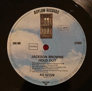 Jackson Browne - Hold Out LP mit OIS (VG) - schallplattenparadis