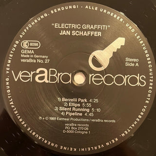 Jan Schaffer – Electric Graffiti LP (VG+) - schallplattenparadis