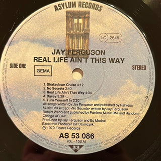 Jay Ferguson ‎– Real Life Ain't This Way LP mit OIS (VG) - schallplattenparadis