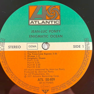 Jean-Luc Ponty ‎– Enigmatic Ocean LP (NM) - schallplattenparadis