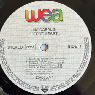 Jim Capaldi – Fierce Heart LP mit OIS (VG+) - schallplattenparadis